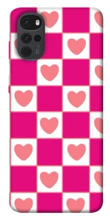 Чохол на Motorola Moto G22 Chess heart фото 1 з 1