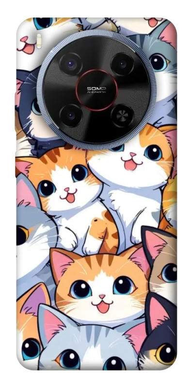 Чохол на ZTE Blade V70 Max Cute Cat v2 фото 1 з 1