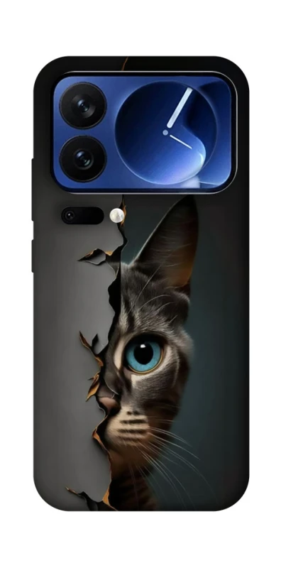 Чохол на Xiaomi 17 Pro Кіт-підглядач v2 фото 1 з 1