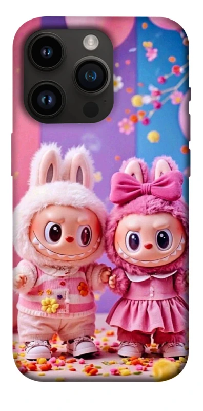 Чохол на Apple iPhone 14 Pro (6.1") Labubu twins ver.2 фото 1 з 1