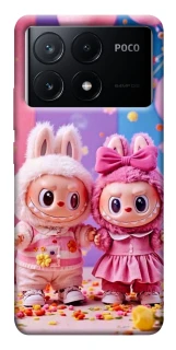 Чехол на Xiaomi Poco X6 Labubu twins ver.2 фото 1 из 1
