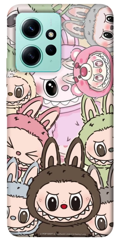 Чохол на Xiaomi Redmi Note 12 4G All Labubu 3 фото 1 з 1