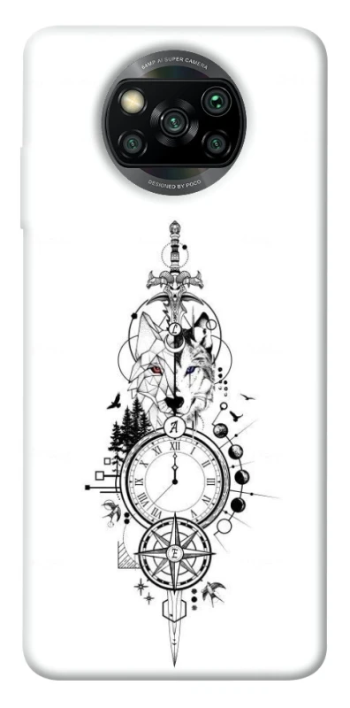 Чехол на Xiaomi Poco X3 NFC / Poco X3 Pro Tattoo ver.8 фото 1 из 1