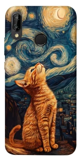 Чохол на Huawei P20 Lite van gogh cat фото 1 Чохол на Huawei P20 Lite van gogh cat фото 1 з 1