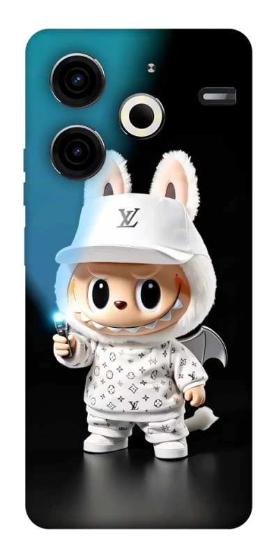 Чохол на TECNO Pova 6 Neo (LI6) Labubu with flashlight ver.1 фото 1 з 1