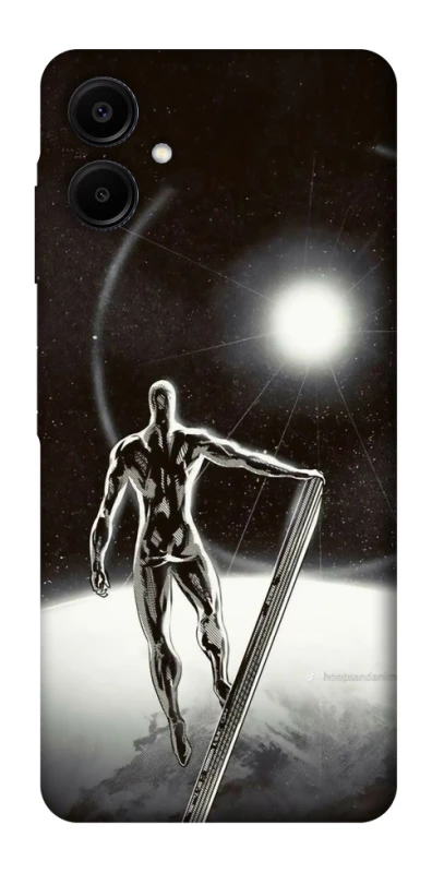 Чохол на Samsung Galaxy A06 Срібний серфер фото 1 з 1