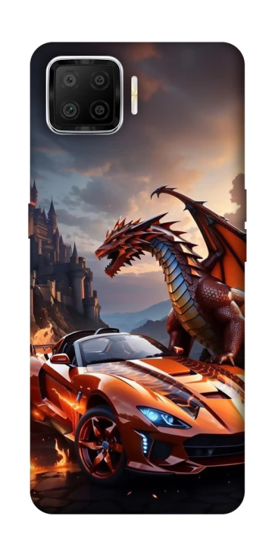 Чохол на Oppo A73 (2017) Сar and dragon фото 1 з 1