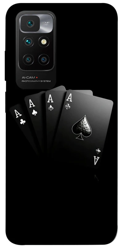 Чохол на Xiaomi Redmi 10 Black Cards фото 1 з 1