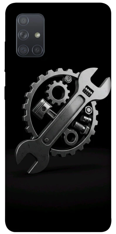 Чехол на Samsung Galaxy A71 Mechanic v2 фото 1 из 1