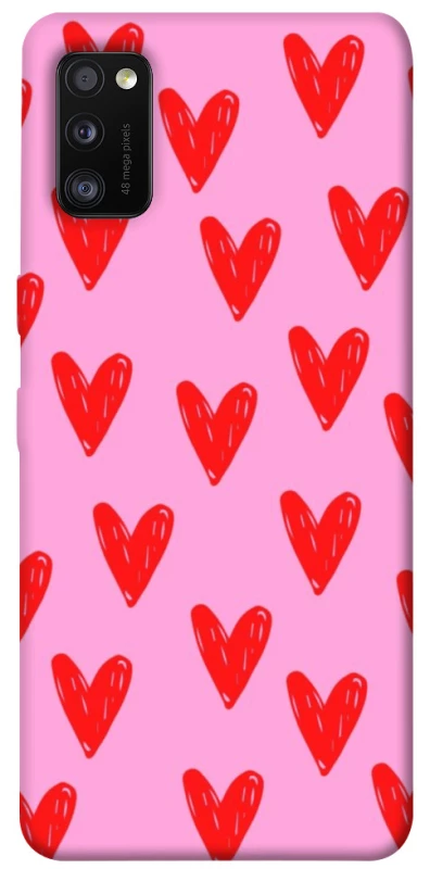 Чохол на Samsung Galaxy A41 Red hearts 2 фото 1 з 1