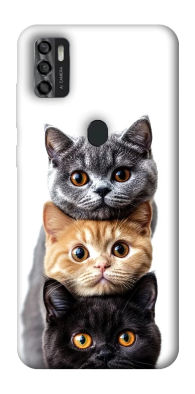 Чехол на ZTE Blade A7s (2020) Красивые котики фото 1 из 1