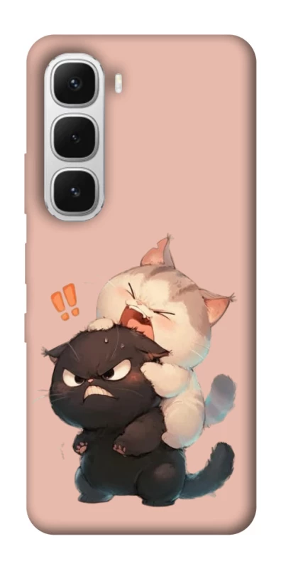 Чехол на Infinix Hot 60i Сat and cat фото 1 Чехол на Infinix Hot 60i Сat and cat фото 1 из 1