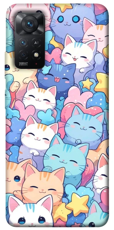 Чехол на Xiaomi Redmi Note 12 Pro 4G Funny Kittens ver.3 фото 1 из 1