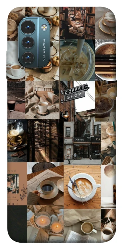 Чохол на Nokia G21 Coffee collage ver.3 фото 1 з 1