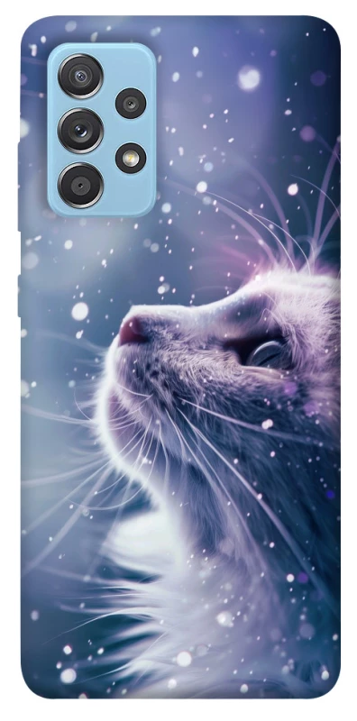 Чехол на Samsung Galaxy A52 4G / A52 5G Snow cat фото 1 из 1