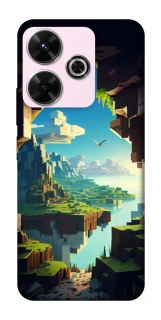 Чохол на Xiaomi Poco M6 4G Minecraft sunrise фото 1 з 1