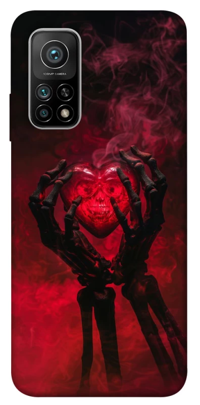 Чохол на Xiaomi Mi 10T Heart in the hands of a skeleton фото 1 з 1