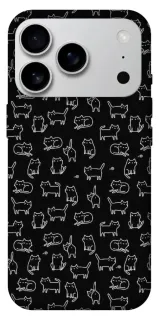 Чехол на Apple iPhone 18 Pro Max Black Cats фото 1 из 1