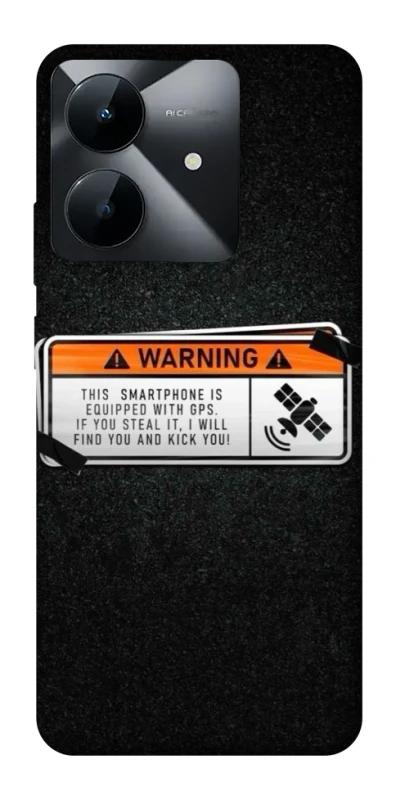 Чохол на Realme Note 60x Warning фото 1 з 1