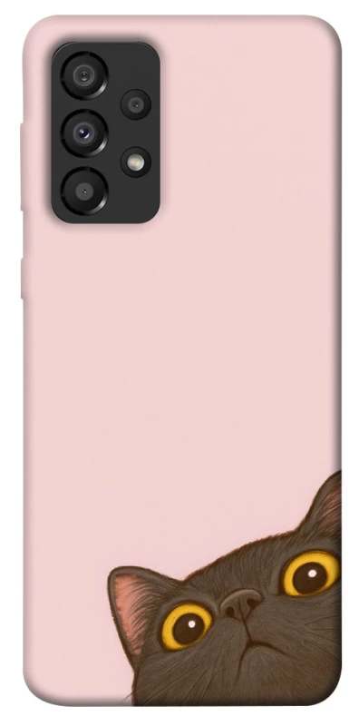Чохол на Samsung Galaxy A33 5G Peeping cat фото 1 з 1