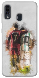 Чохол на Samsung Galaxy A20 / A30 Ronaldo та Messi фото 1 з 1