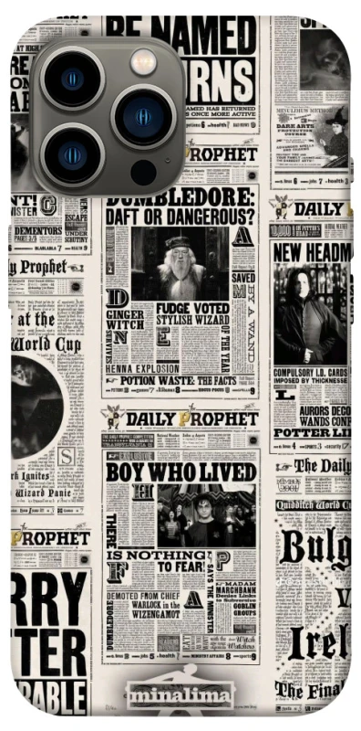 Чохол на Apple iPhone 12 Pro Max (6.7") Harry Potter newspaper фото 1 з 1
