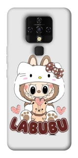 Чохол на TECNO Camon 16 SE Hello Kitty Labubu фото 1 з 1