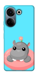 Чехол на TECNO Camon 20 Pro (CK7n) Adopt Me Hippo Floatie фото 1 из 1