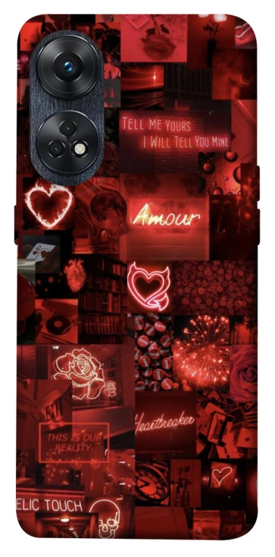Чохол на Oppo Reno 8T 4G Love collage ver.6 фото 1 з 1
