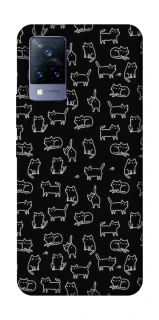 Чохол на Vivo V21 Black Cats фото 1 Чохол на Vivo V21 Black Cats фото 1 з 1