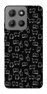 Чохол на Motorola Moto G15 4G Black Cats фото 1 Чохол на Motorola Moto G15 4G Black Cats фото 1 з 1