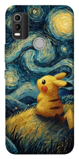 Чохол на Nokia C21 Plus Pikachu and Van Gogh фото 1 з 1