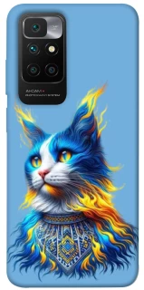 Чохол на Xiaomi Redmi 10 Кіт патріот фото 1 з 1