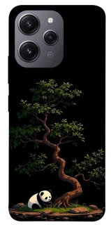 Чохол на Xiaomi Redmi 12 Panda and tree фото 1 з 1