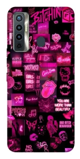 Чехол на TECNO Camon 17 Hot collage ver.8 фото 1 из 1