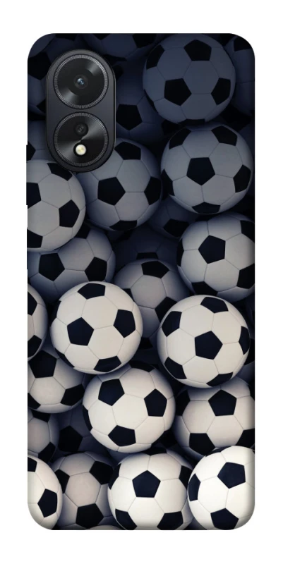 Чохол на Oppo A18 Футбольні м'ячи фото 1 з 1