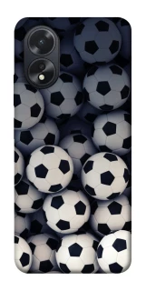 Чехол на Oppo A38 Футбольные мячи фото 1 из 1