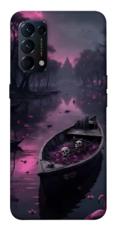 Чохол на Oppo Reno 5 4G Boat and flamingo фото 1 з 1