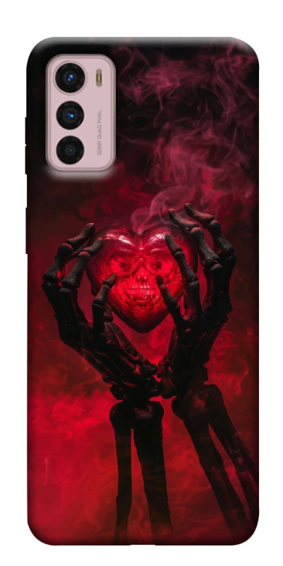 Чохол на Motorola Moto G42 Heart in the hands of a skeleton фото 1 з 1