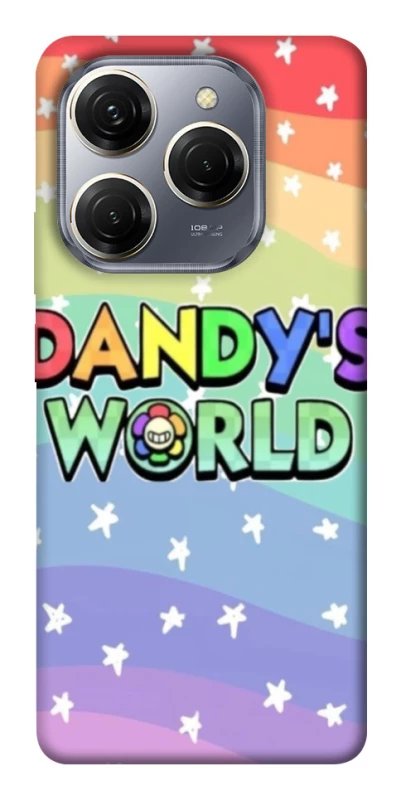 Чохол на TECNO Spark 20 Pro Dandysworld rainbow stars фото 1 з 1