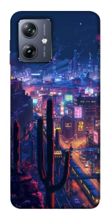 Чохол на Motorola Moto G54 Night city фото 1 Чохол на Motorola Moto G54 Night city фото 1 з 1