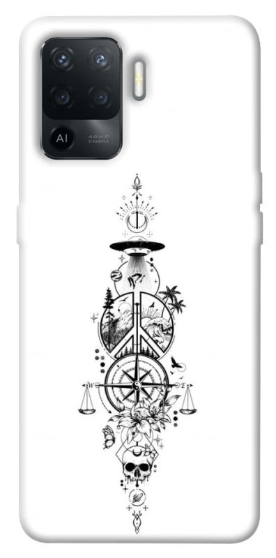 Чехол на Oppo Reno 5 Lite Tattoo ver.7 фото 1 из 1