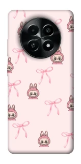 Чохол на Realme Narzo 70x Pink bows and Labubus фото 1 з 1