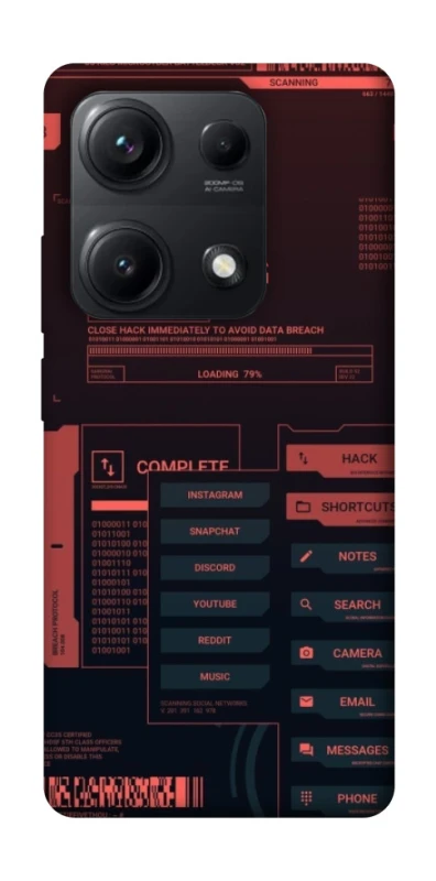 Чохол на Xiaomi Redmi Note 14S Attention фото 1 з 1