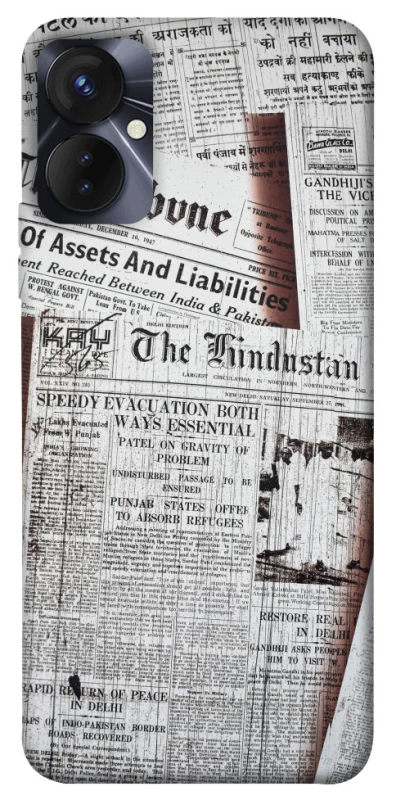 Чехол на TECNO Spark 9 Pro Газеты фото 1 из 1