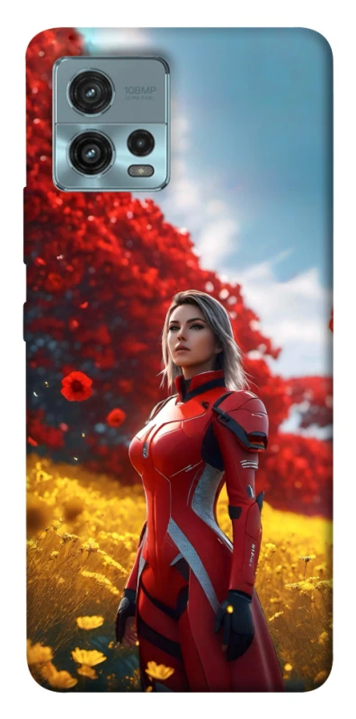 Чохол на Motorola Moto G72 Cyber space girl ver.5 фото 1 з 1
