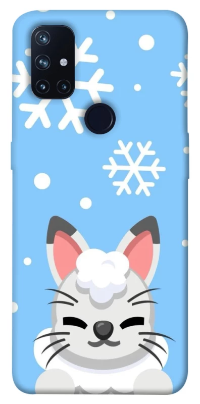 Чохол на OnePlus Nord N10 5G Adopt Me Snow Kitty Smile фото 1 з 1