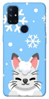 Чохол на OnePlus Nord N10 5G Adopt Me Snow Kitty Smile фото 1 з 1