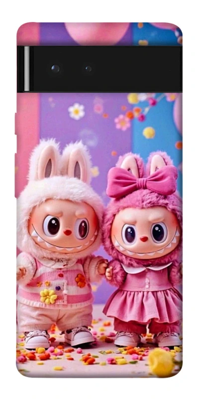 Чехол на Google Pixel 6 Labubu twins ver.2 фото 1 из 1