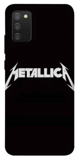 Чехол на Samsung Galaxy A02s Metallica logo фото 1 Чехол на Samsung Galaxy A02s Metallica logo фото 1 из 1